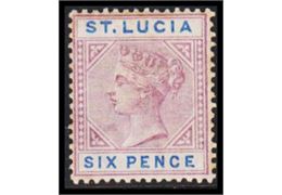 St. Lucia 1886-1898