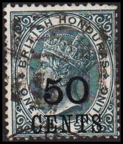British Honduras 1888-1889