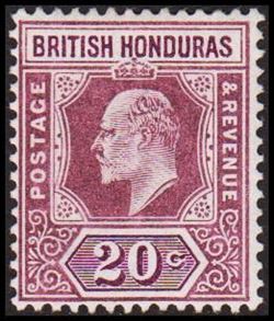 British Honduras 1902-1904