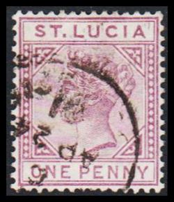 St. Lucia 1883-1887