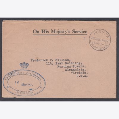 BRITISH SOLOMON ISLANDS 1956