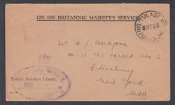 BRITISH SOLOMON ISLANDS 1938