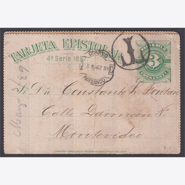 Uruguay 1889