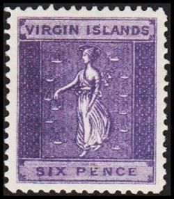 VIRGIN ISLANDS 1887-1889
