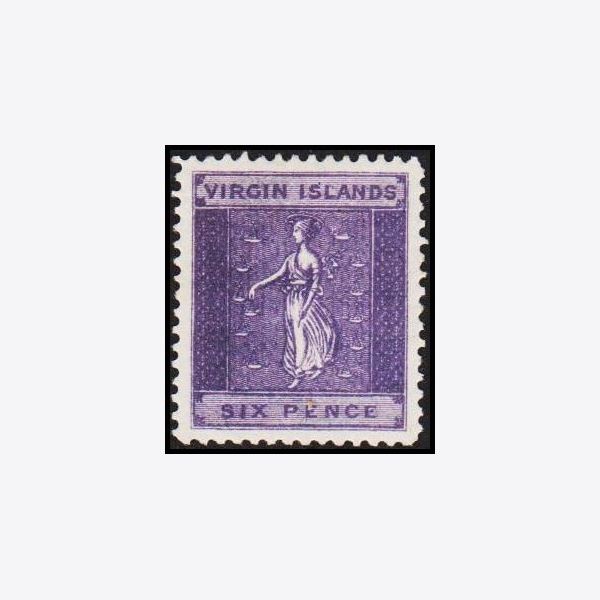VIRGIN ISLANDS 1887-1889