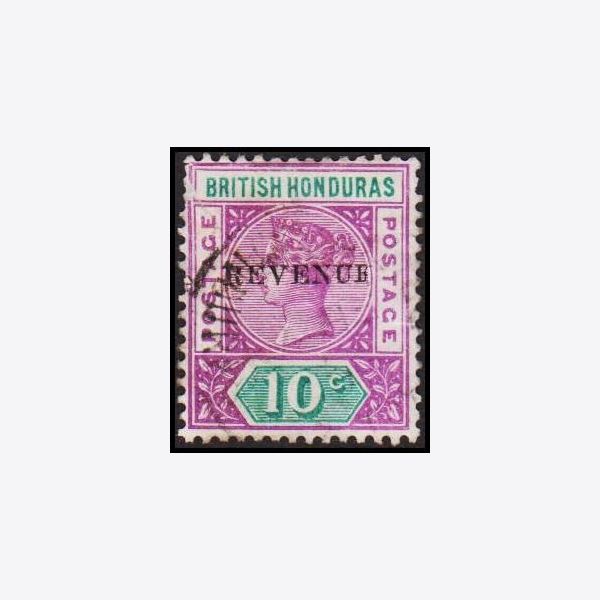 British Honduras 1889-1890