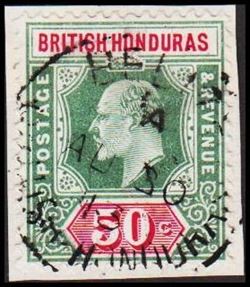 British Honduras 1905-1909