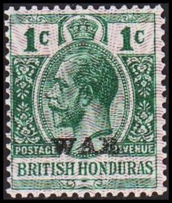 British Honduras 1916