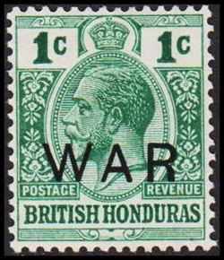 British Honduras 1918