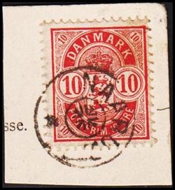ristet brød Modstand Stue 1882 - 1902 Våbentype | JF Stamps Danmark