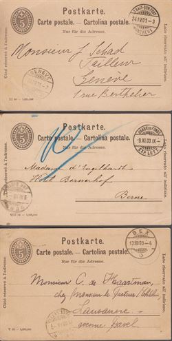 Switzerland 1901-1903