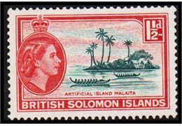 BRITISH SOLOMON ISLANDS 1956