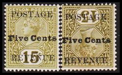 Ceylon 1890-1891