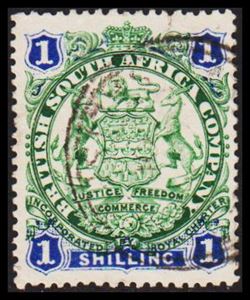 British South Africa 1896