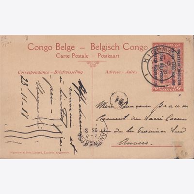 Belgisk Congo 1918