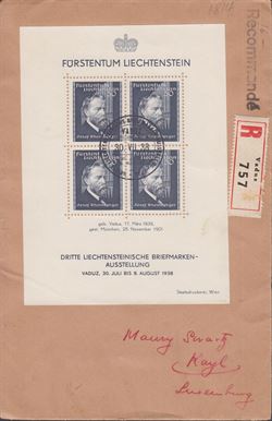 Liechtenstein 1938