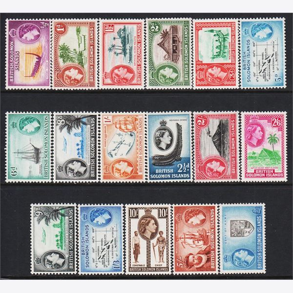 BRITISH SOLOMON ISLANDS 1956-1960