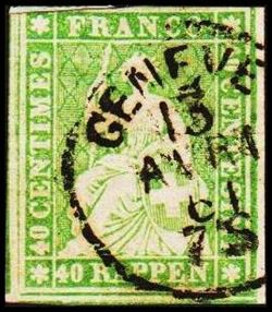 Switzerland 1854 - 1862