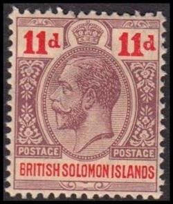 BRITISH SOLOMON ISLANDS 1913