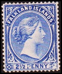 Falkland Islands 1891 - 1899