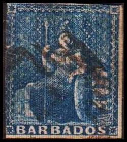 Barbados 1855-1857