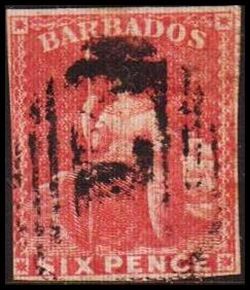 Barbados 1858