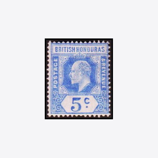 British Honduras 1905-1911