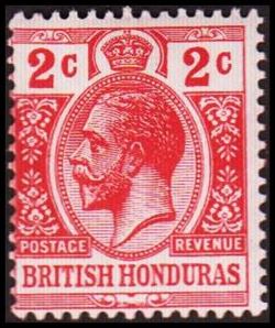 British Honduras 1913-1917