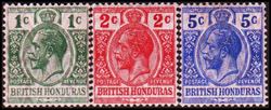 British Honduras 1915-1916