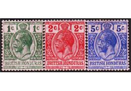 British Honduras 1915-1916