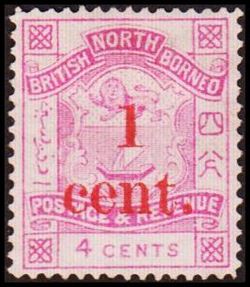 North Borneo 1890-1892